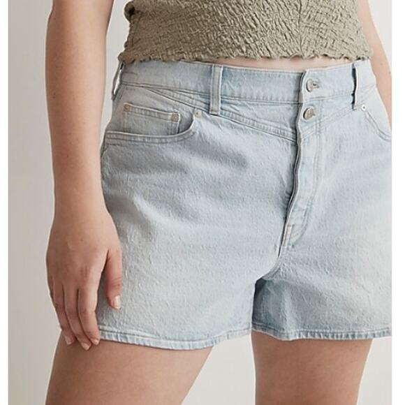 NWOT Madewell The Momjean Short in Essen Wash: Yoke Edition - Picture 1 of 5